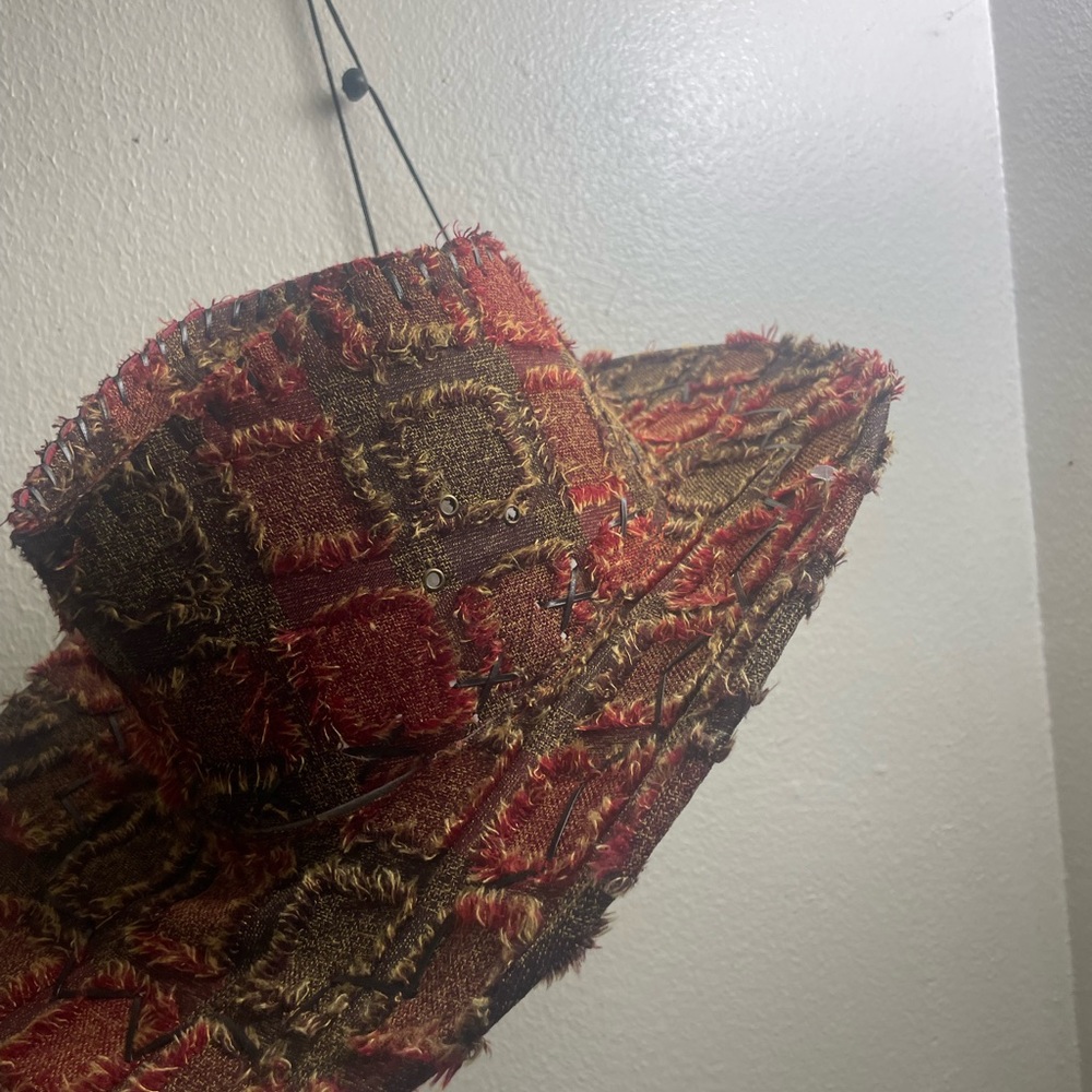 Stylish Red and Brown Women's Hat